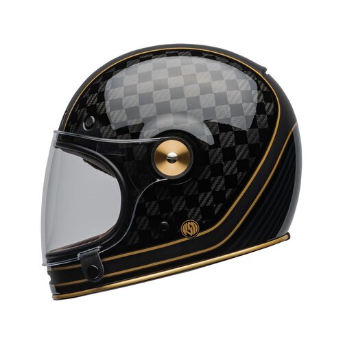 Bell Bullitt Carbon Helm RSD Check-It Mat / Glans Zwart