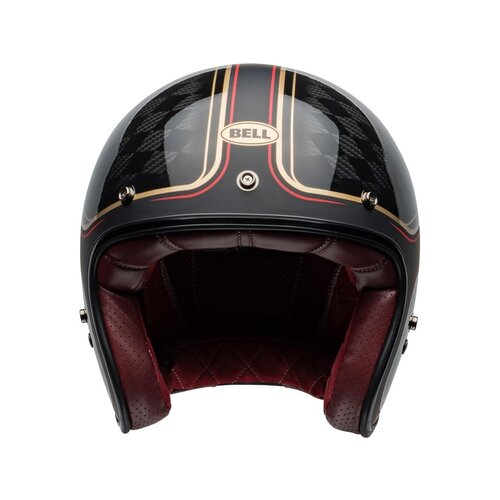 Bell Custom 500 Carbon RSD Checkmate Matt/Gloss Black/Gold