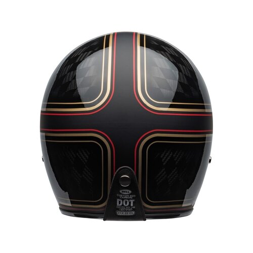 Bell Custom 500 Carbon RSD Checkmate Matt/Gloss Black/Gold
