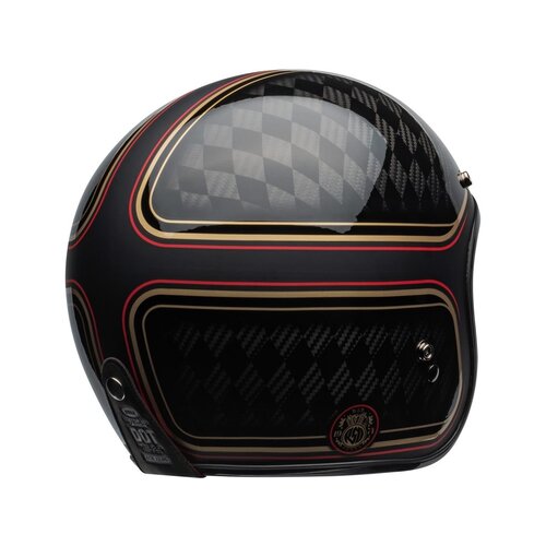 Bell Custom 500 Carbon RSD Checkmate Matt/Gloss Black/Gold