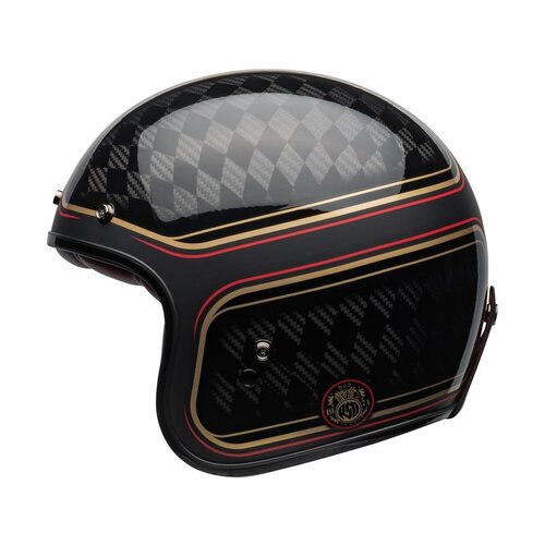 Bell Custom 500 Carbon RSD Checkmate Matt/Gloss Black/Gold