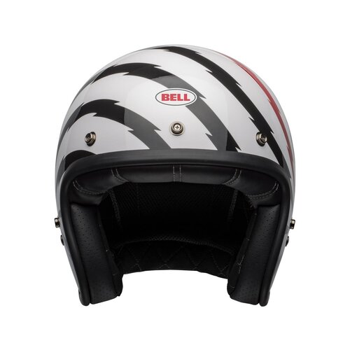 Bell Casque Custom 500 DLX SE Vertigo Gloss Blanc / Noir / Rouge