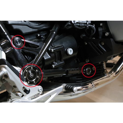 Highsider Capuchon de cadre CNC pour BMW R NineT, set A