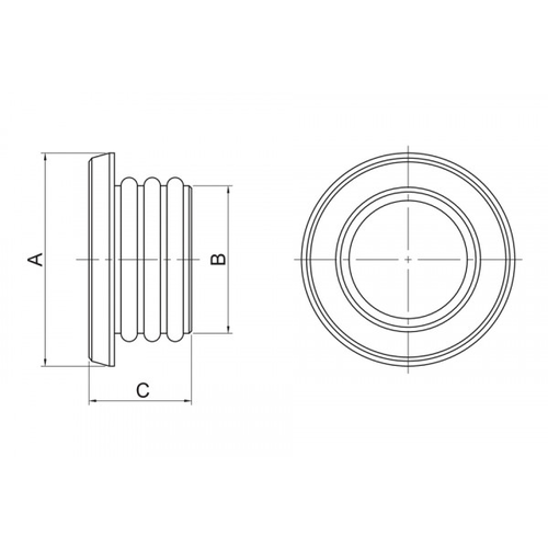 Highsider Capuchon de cadre CNC pour BMW R NineT, set A