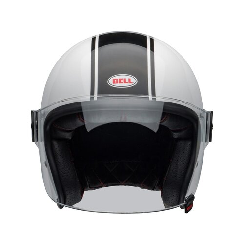 Bell Riot Helm Rapid Gloss Weiß / Schwarz