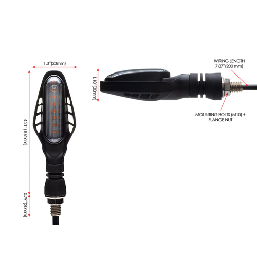 Clignotants LED Cobra + Feux de jour