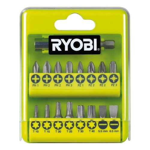 Ryobi Kit de mèches (17 pièces) RAK17SD
