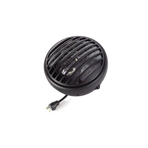 7 "Matte Black Multi Projektor LED Scheinwerfer + Vent Cover