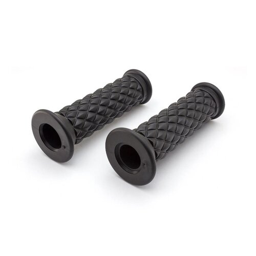 Black Diamond Cafe Racer Style Hand Grips - 7/8" (22 mm)