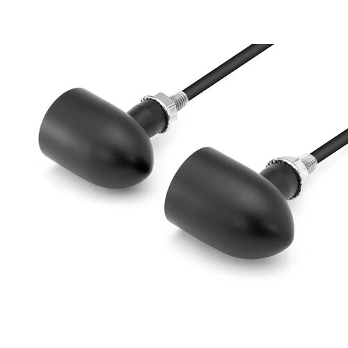 DERBY Black + Contrast CNC Machined Classic Mini LED Turn Signals