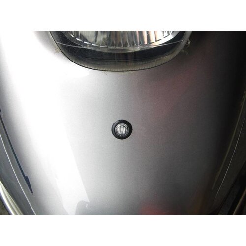Amber 12V round mini turn signal LED