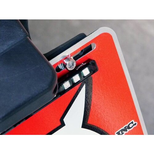 License plate LED strip