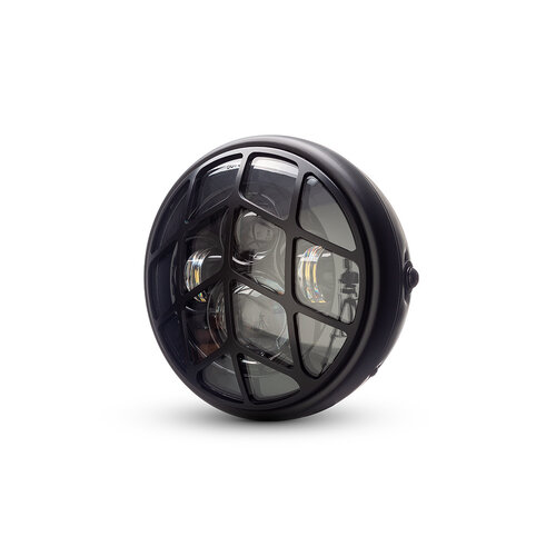 Phare à LED 7 " avec multiprojecteur noir mat et grille Tiretrack