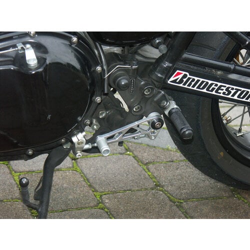 LSL Triumph 865 Thruxton 05-15 Remschakelset Zwart/zilver