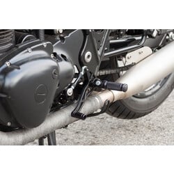 Kawasaki W800 11-16 Rear Set Black/Silver