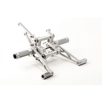 Kawasaki ZRX-1100/1200 Rear Set Black/Silver