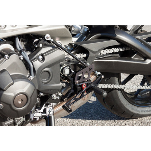 LSL Yamaha MT-09/XSR 900 2-Slide Rear Set Black