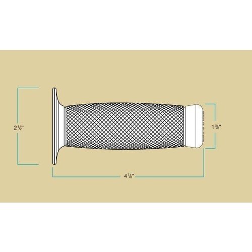 Biltwell 1" Renegade Grips grey TPV