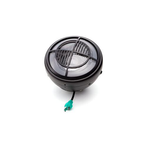 7  "Matte Black Multi Projektor LED Scheinwerfer +  Beemer Cover