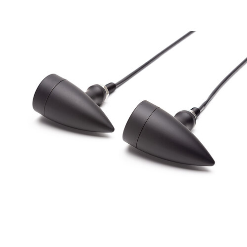 Black Bullet Alloy Integrated LED Daytime Running Lights + Turn Signals