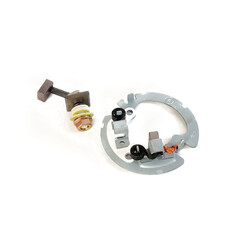 Reparatursatz für Bürstenplatte - 2 Bürsten Mitsuba Hon 87-90 CBR600 Kaw 82-02 KZ1000P Polizei Suz 84-85 GS700E 84-85 GS700ES Yam 89-96 FZR600 97-00 FZR600R 97-07 YZF600R