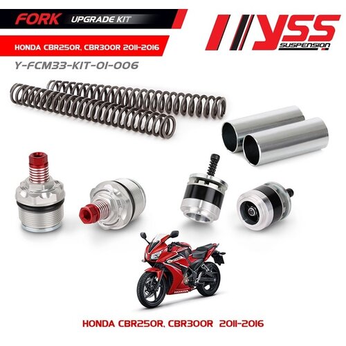 YSS Front fork Upgrade Kit Honda CBR250R