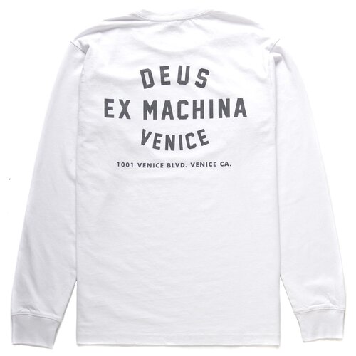 DEUS Venice longsleeve T-Shirt White