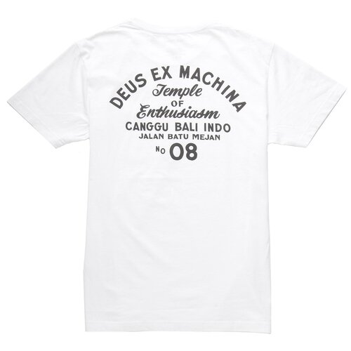 DEUS T-Shirt Blanc Canggu Address