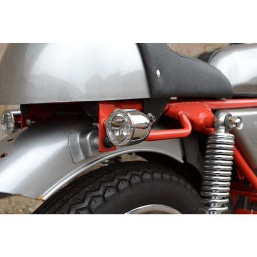 Integrated CREE LED Turn Signals / Tail Light CNC - Chrome