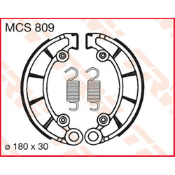 Honda CB Remschoenen MCS809