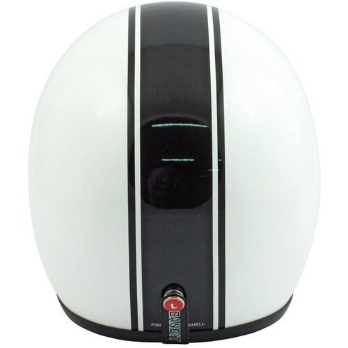 Bandit Casque Jet classique - noir & blanc (ECE) - Size M