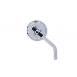 Mini rétroviseur universel chrome pour guidon