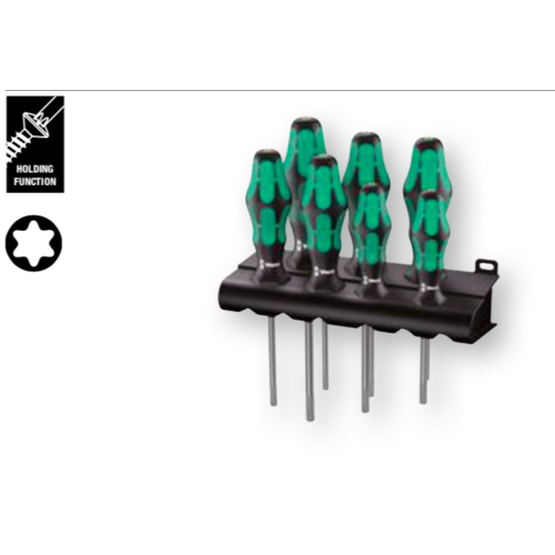 Wera Jeu de tournevis 7-pièces Kraftform  367/7 TORX®