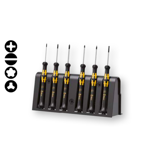 Wera 1550/6 ESD  6 piece screwdriver set