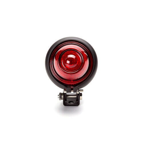 Vintage Retro LED Rear Light Red / Black