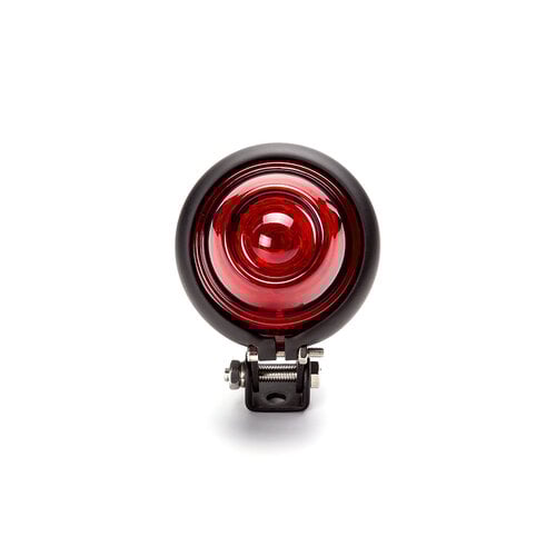 Vintage Retro LED Rücklicht Rot / Schwarz