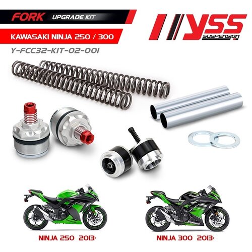 YSS Kit de mise à niveau de fourche Kawasaki Ninja 250/300 13-17