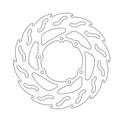 Rear Brake Disc Flame Yamaha XT(Z) 600/660 87-03
