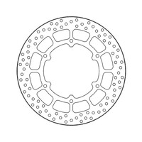 Disque de frein arrière Halo Yamaha SCR 950 17-Current; XV 950 14