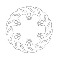 Disque de frein arrière Flame Kawasaki KLX 650 (R) 93-03