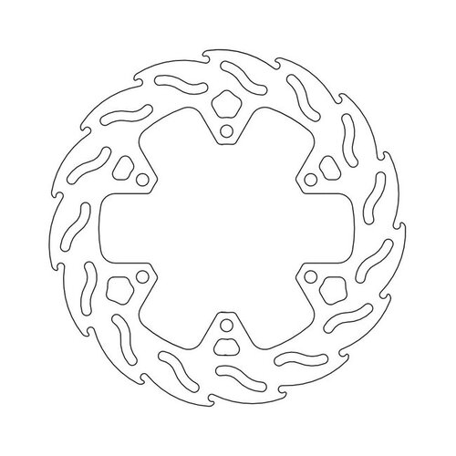 Moto Master Rear Brake Disc Flame Ducati Scrambler, Supersport, Monster, Multistrada, Sport, Strada, Desmoquattro, Panigale, Superlight, Sportclassic
