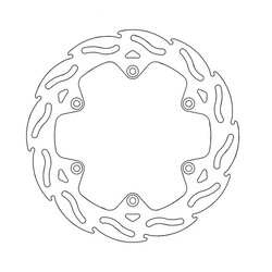 Bremsscheibenflamme hinten Suzuki DR-Z 400 00-17