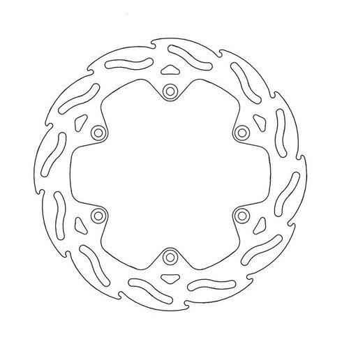 Moto Master Rear Brake Disc Flame Suzuki DR-Z 400 00-17