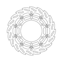 Disque de frein avant Flame Floating Yamaha XV (S / Z), XJ (R), YZF, XT, TDM, FZS, BT, XVS, FJR 93-current