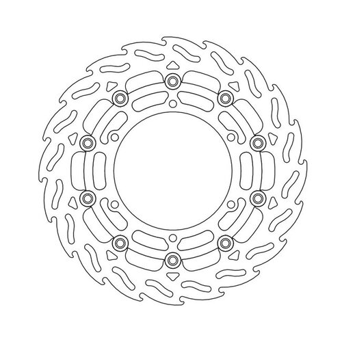 Moto Master Front Brake Disc Flame Floating Yamaha XV(S/Z), XJ(R), YZF, XT, TDM, FZS, BT, XVS, FJR 93-current