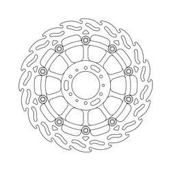 Front Brake Disc Flame Floating Honda CBR, VFR, XL, GL 92-current