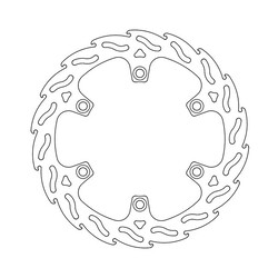 Voorremschijf Flame Honda / Triumph VF (R), CB (R / X) 83-98