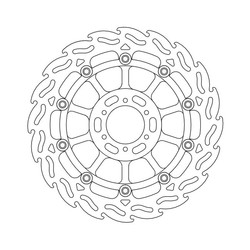 Front Brake Disc Flame Floating Honda CBR/RVF/VFR/VTR 85-06