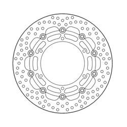 Disque de frein avant Halo flottant Yamaha XJ / YZF / XT / TDM / SCR / XV / FZS / BT / XVS / FJR / XJR / XVZ 93-current