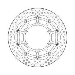 Front Brake Disc Halo Floating KTM SMC R 690 14-current